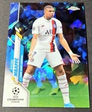 2019 Topps Chrome UEFA Champions League Kylian Mbappe #26 card