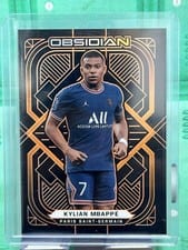 2021 Panini Obsidian Kylian Mbappe Electric Etch Orange #152 card
