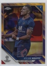 2021 Topps Chrome UEFA Champions League Kylian Mbappe #1 card
