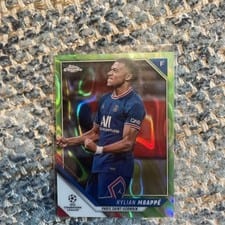 2021 Topps Chrome UEFA Champions League Kylian Mbappe #1 card