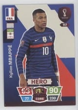 2022 Panini Adrenalyn XL FIFA World Cup Qatar Kylian Mbappe #117 card