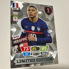 2022 Panini Adrenalyn XL FIFA World Cup Qatar Limited Edition Kylian Mbappe card