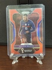 2022 Panini Prizm World Cup Kylian Mbappe Red #101 card