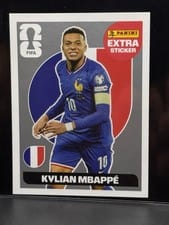 2022 Panini World Cup Qatar Stickers Extra Kylian Mbappe card