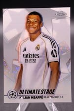 2025 Topps UEFA Ultimate Stage Chrome Kylian Mbappe #US-25 card