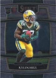 2021 Panini Select Base Set Kylin Hill #100 card