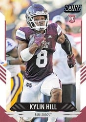 2021 Score Base Set Kylin Hill #318 card