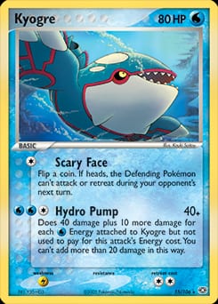 2005 Emerald Kyogre #15 card