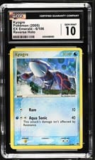 2005 Emerald Kyogre #6 card
