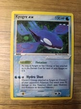 2006 Crystal Guardians Kyogre ex #95 card