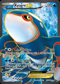 Dark Explorers Kyogre-EX #104 card