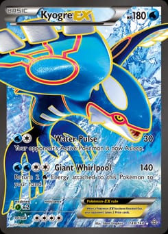 Primal Clash Kyogre-EX #148 card
