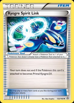Primal Clash Kyogre Spirit Link #132 card