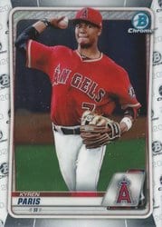 2020 Bowman Chrome Prospects Kyren Paris #BCP-246 card