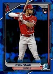 2024 Bowman Chrome Sapphire Edition Base Set Kyren Paris #64 card