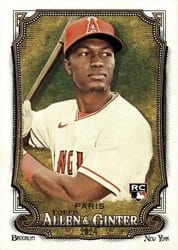 2024 Topps Allen & Ginter Base Set Kyren Paris #56 card