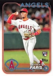2024 Topps Base Set Kyren Paris #549 card