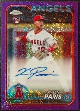 2024 Topps Chrome Update Autographs Kyren Paris #AC-KP