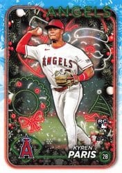2024 Topps Holiday Base Set Kyren Paris #H130 card