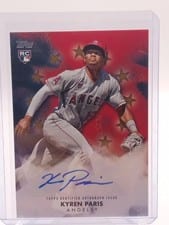 2024 Topps Update Baseball Stars Autographs Kyren Paris #BSA-PAR card