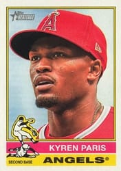 2025 Topps Heritage Base Set Kyren Paris #528 card