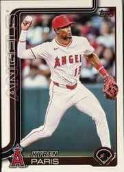 2025 Topps Update Base Set Kyren Paris #US15 card