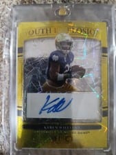 2022 Panini Select Draft Picks Youth Explosion Signatures Kyren Williams #YE-KWI card