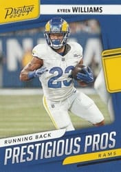 2024 Panini Prestige Prestigious Pros Kyren Williams #PP-KWS card