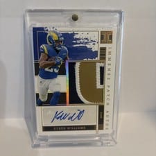 2025 Panini Impeccable Immense Patch Autos Kyren Williams #10 card