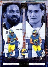 2024 Donruss Production Line Kyren Williams / Puka Nacua #10 card