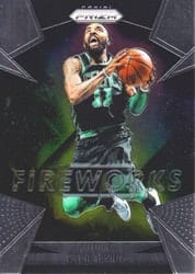 2018-19 Panini Prizm Fireworks Kyrie Irving #9 card