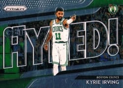 2018-19 Panini Prizm Get Hyped! Kyrie Irving #10 card