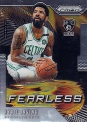 2019-20 Panini Prizm Fearless Kyrie Irving #1 card