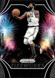 2019-20 Panini Prizm Fireworks Kyrie Irving #9 card