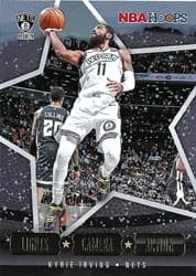 2020-21 Hoops Winter Lights Camera Action Kyrie Irving #25 card