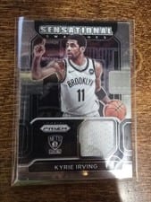 2021-22 Panini Prizm Sensational Swatches Kyrie Irving #SW-KIV card