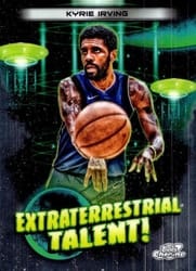 2023-24 Topps Chrome Cosmic Extraterrestrial Talent Kyrie Irving #ET-6 card