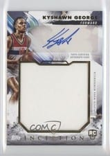 2024-25 Topps Inception Rookie Jumbo Relic Autographs Kyshawn George #RJR-KG card