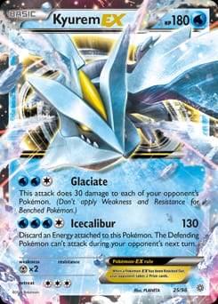 2015 Ancient Origins Kyurem-EX #25 card