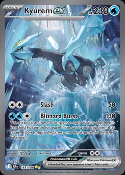 2025 Black Bolt Kyurem ex #165 card