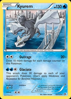 Legendary Treasures Kyurem #43 card