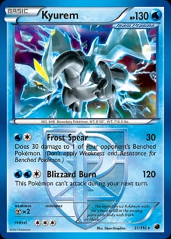 2013 Plasma Freeze Kyurem #31 card