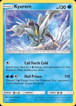 Unbroken Bonds Kyurem #50 card