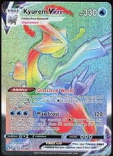 2022 Lost Origin Kyurem VMAX #197 card