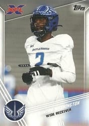 2020 Topps XFL Base Set L’Damian Washington #71 card
