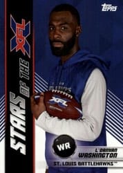 2020 Topps XFL Stars of the XFL L'Damian Washington #15 card