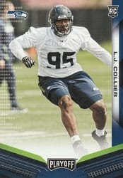 2019 Panini Playoff Base Set L.J. Collier #269 card