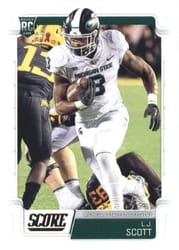 2019 Score Base Set L.J. Scott #408 card