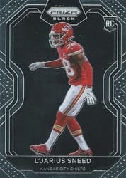 2020 Panini Chronicles Prizm Black L'Jarius Sneed #PB-24 card