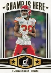 2023 Donruss Champ is Here L'Jarius Sneed #CIH-18 card
